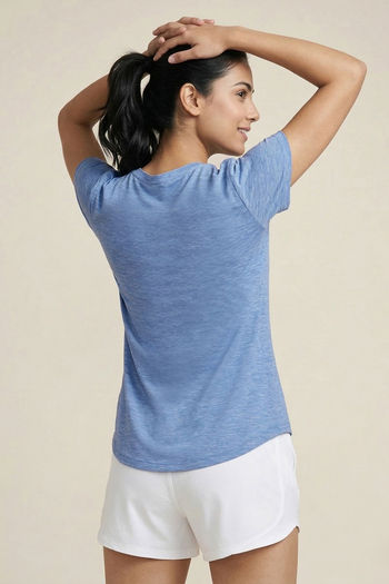 Zelocity Quick Dry Relaxed Top - Light Blue — image 2